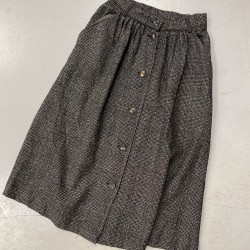 long woolen skirt